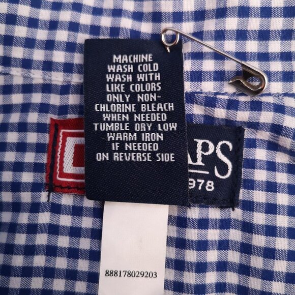 Chaps Youths Long Sleeve Gingham Shirt - Picture 4 of 6